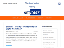 Tablet Screenshot of netcast.ch